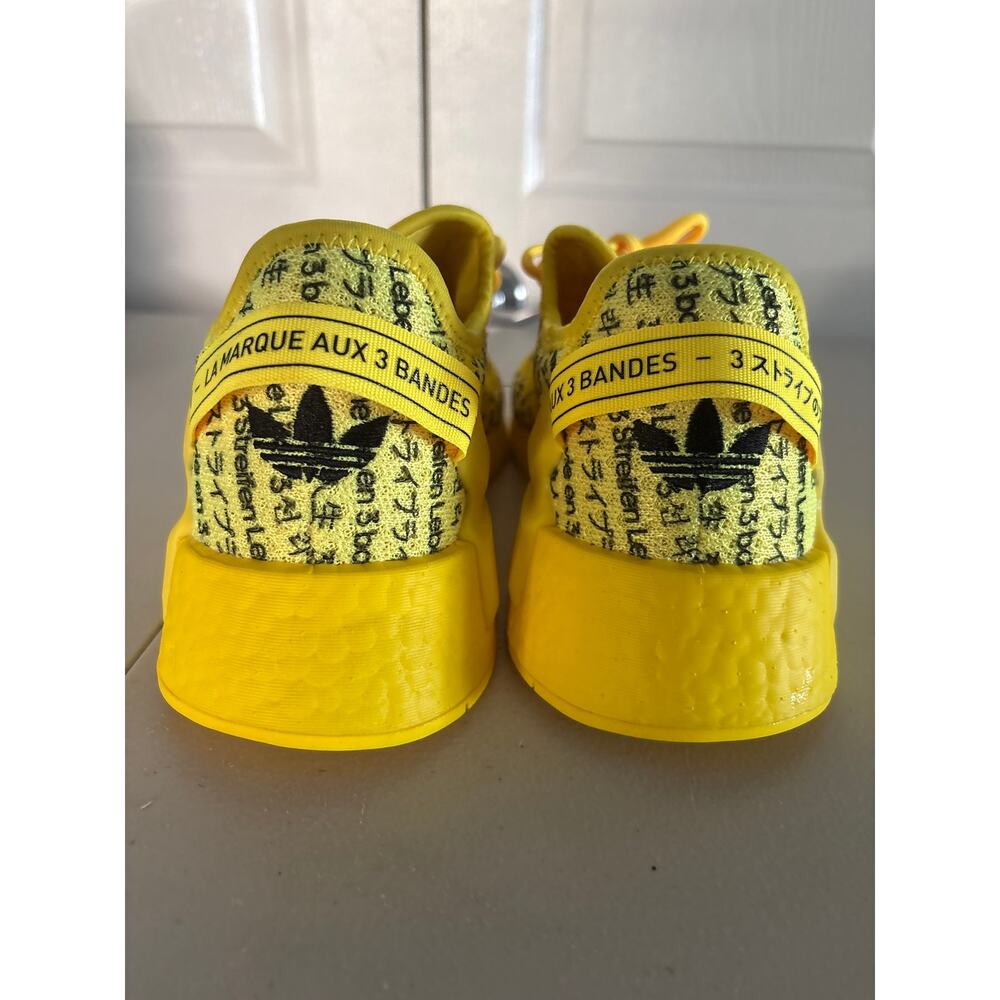 NEW Adidas NMD_R1 V2 Shoes Beam Yellow Mens 5 FZ6236 All Over Print AOP - Picture 7 of 7